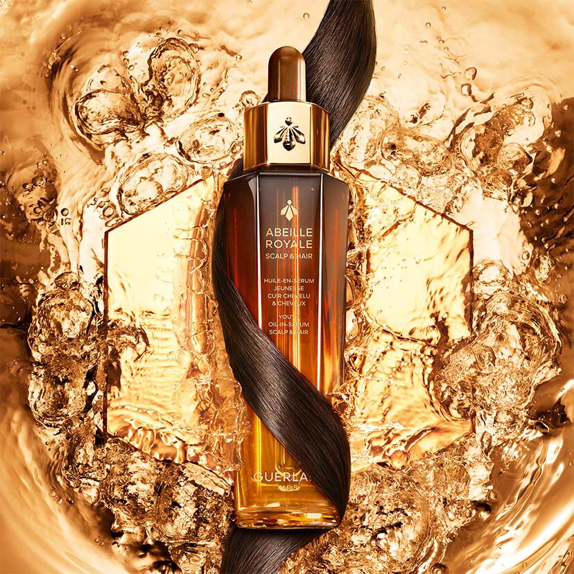 abeille royale ⋅ ritual de tineret scalp hair ⋅ guerlain