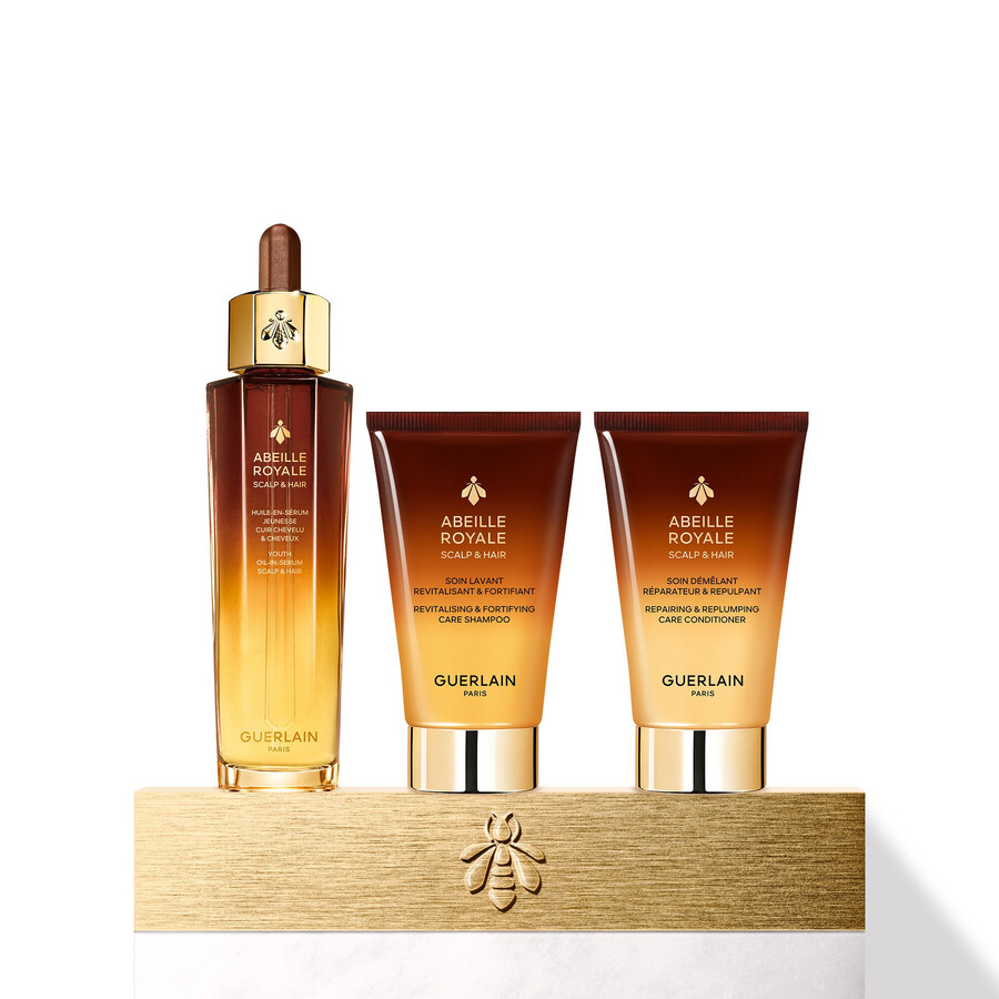 abeille royale ⋅ ritual de tineret scalp hair ⋅ guerlain