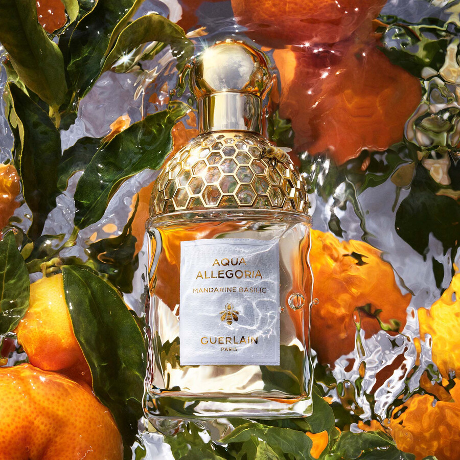 aqua allegoria ⋅ busuioc mandarin - ritualul de parfum ⋅ guerlain