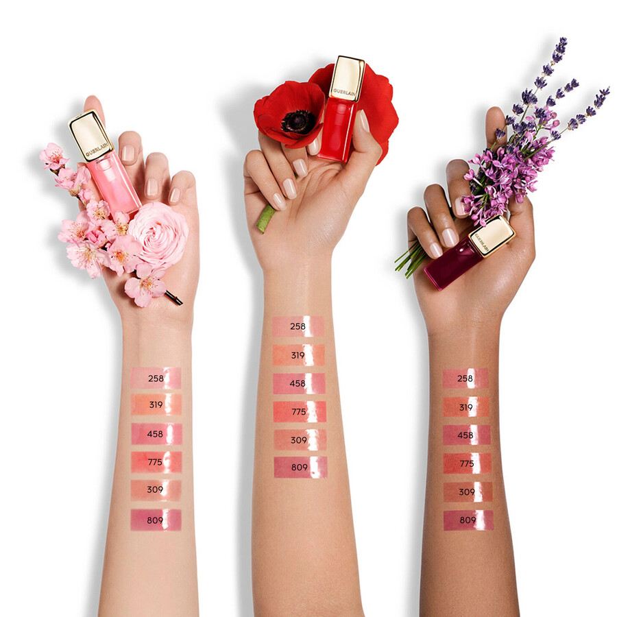 ulei kisskiss bee glow ⋅ ulei de buze cu nuanȚĂ de miere 92 origine naturalĂ ⋅ guerlain